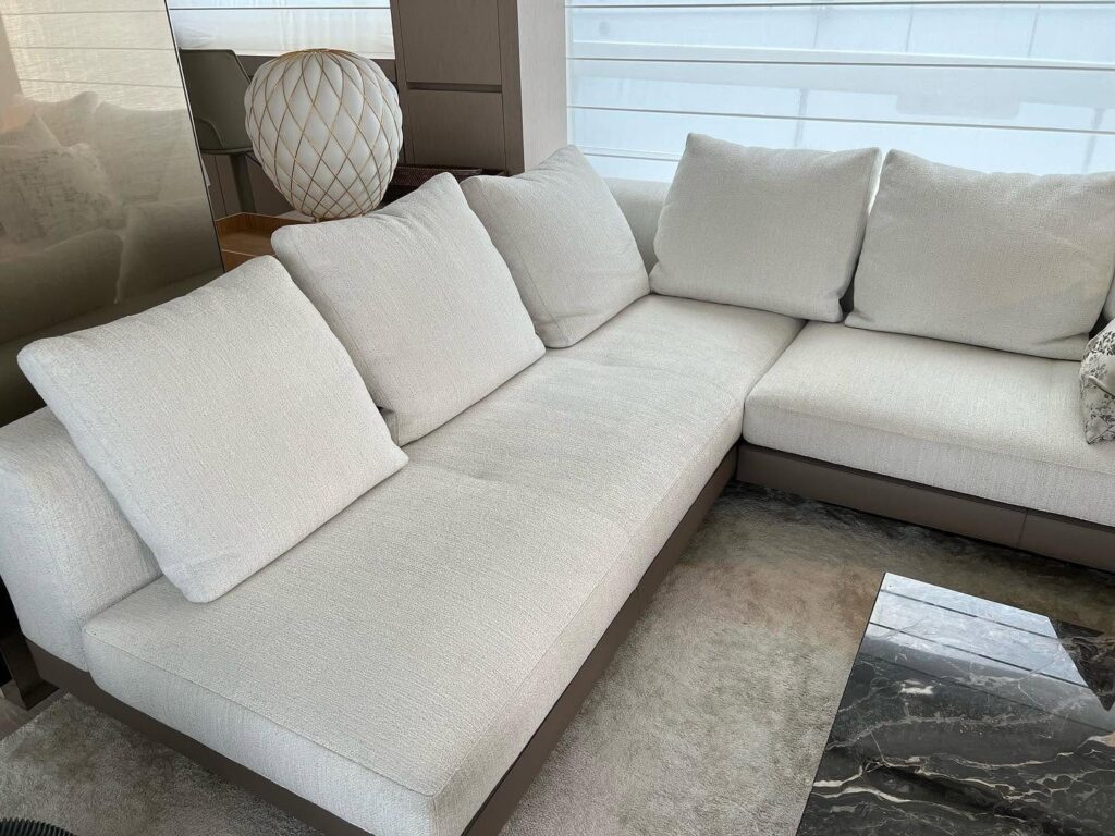 Sectional sofa cleaned in Cap-d'Ail