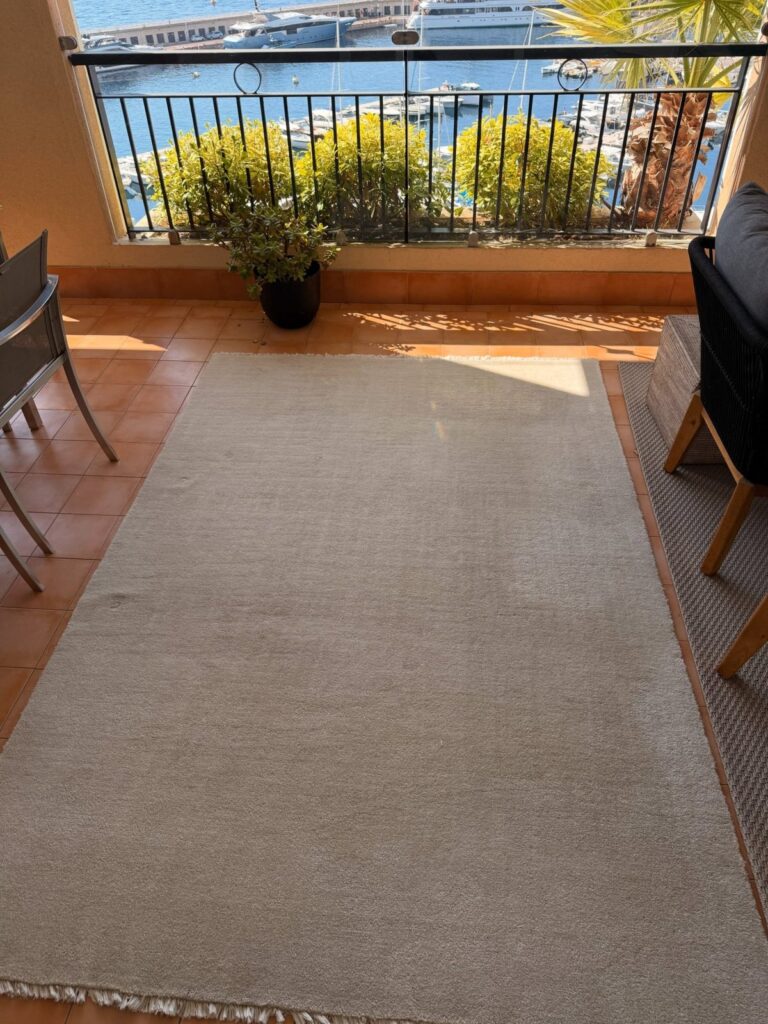 Rug cleaned in an apartment in Cap-d'Ail